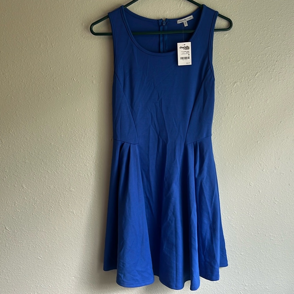Blue Charlotte Russe dress tags still on, size medium